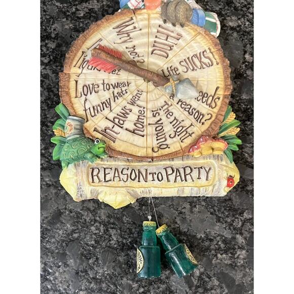 Enesco Moose Creek Crossing “Fishing Fibs” 2001 Wall Plaque #101177 - Picture 4 of 5